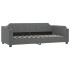 Sofá cama con colchón tela gris oscuro 90x190