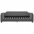 Sofá cama con colchón tela gris oscuro 90x190