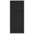 Aparador de madera contrachapada negro 30x30x70