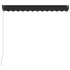 Toldo retráctil manual gris antracita 350x250