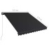 Toldo retráctil manual gris antracita 350x250