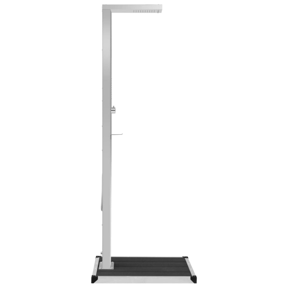 Ducha de jardín con plato acero inoxidable