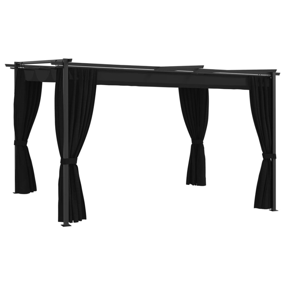 Cenador gris antracita 4x3