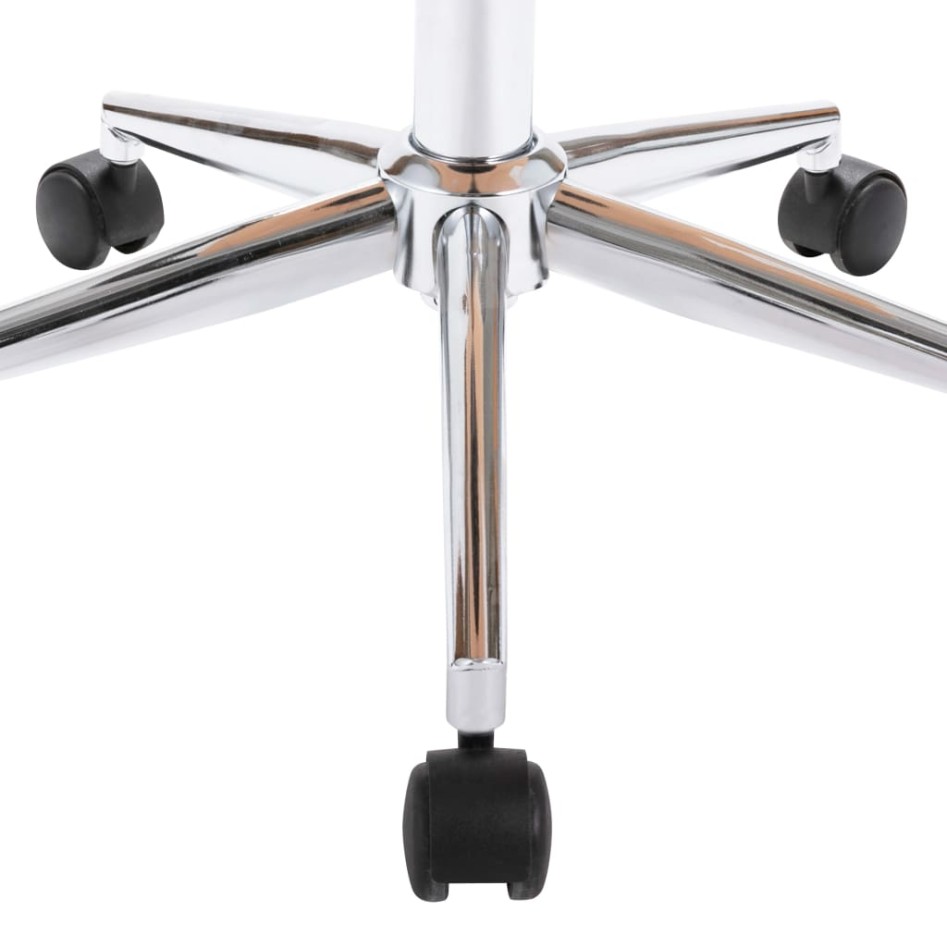 Silla de oficina giratoria madera curvada cuero sintético