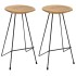 Juego de mesa alta y taburetes de bar 3 piezas