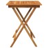 Comedor de jardín plegable 3 piezas madera maciza de