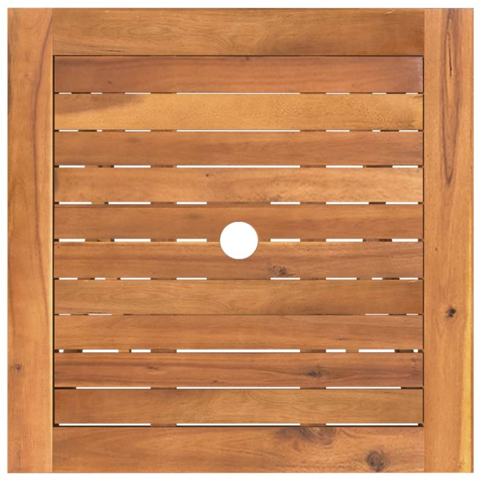 Comedor de jardín plegable 3 piezas madera maciza de