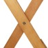 Comedor de jardín plegable 3 piezas madera maciza de