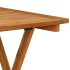 Comedor de jardín plegable 3 piezas madera maciza de