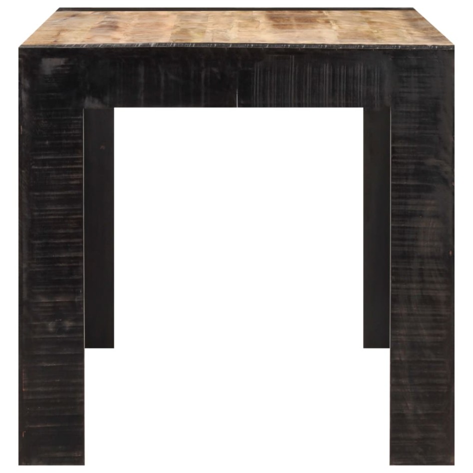 Mesa de comedor de madera maciza de mango 160x80x76