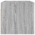 Mueble pared puertas de vidrio 2 uds gris Sonoma 68,5x37x35
