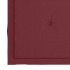 Sillas Batavia 2 uds teca maciza con cojines rojo vino