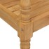 Banco Batavia madera maciza de teca con cojín gris taupe 120