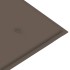 Banco Batavia madera maciza de teca con cojín gris taupe 120