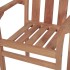 Sillas de jardín 2 unidades con cojines beige madera de