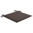 Sillas de jardín 4 uds con cojines gris taupe madera de