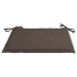 Sillas de jardín 4 uds con cojines gris taupe madera de