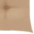 Silla mecedora de madera maciza de teca con cojín