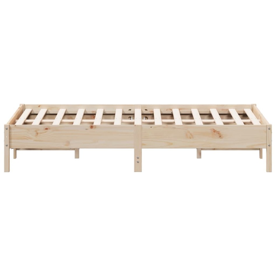 Estructura de cama madera maciza de pino 150x200