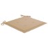 Set comedor de jardín plegable 3 piezas madera de teca