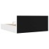 Cama canapé hidráulica con LED sin colchón blanco 180x200