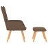 Sillón de relax con reposapiés tela