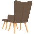 Sillón de relax con reposapiés tela