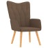 Sillón de relax con reposapiés tela