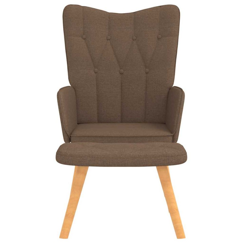 Sillón de relax con reposapiés tela