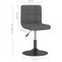 Sillas de comedor giratorias 2 unidades terciopelo gris