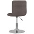 Sillas de comedor giratorias 2 unidades tela gris