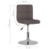 Sillas de comedor giratorias 2 unidades tela gris