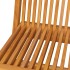 Sillas de jardín 6 uds con cojines beige madera de