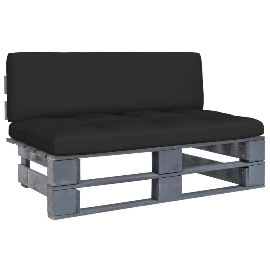 Otomana de jardín de palets madera de pino impregnada