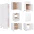 Juego de muebles de cocina 7 piezas madera de ingeniería