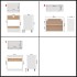 Juego de muebles de cocina 7 piezas madera de ingeniería
