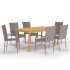 Juego de comedor para jardín de 7 piezas