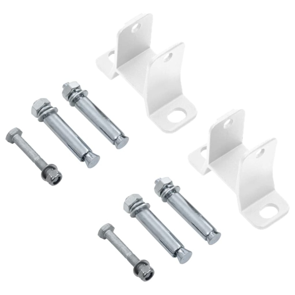 Toldo manual retráctil con LED antracita 350x250