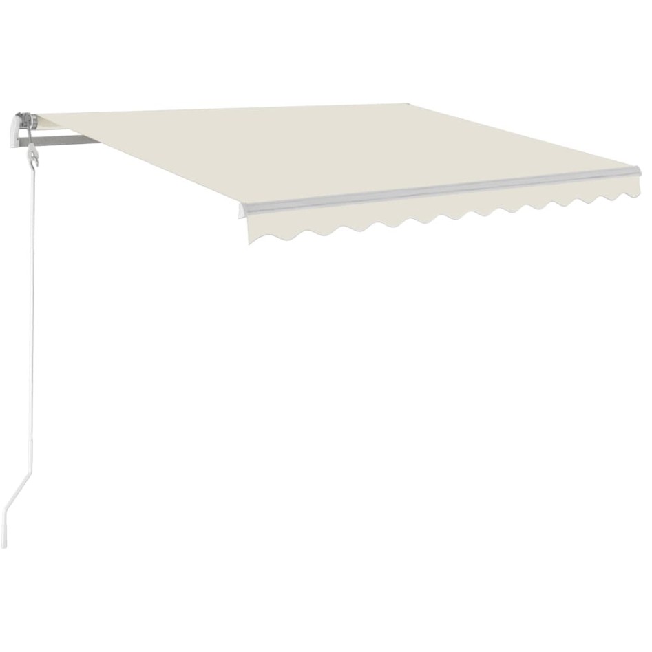 Toldo retráctil automático crema 300x250