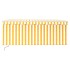 Toldo retráctil manual persiana y LED amarillo/blanco 3,5x2,5