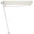 Toldo de pie automático crema 300x250