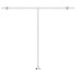 Toldo de pie automático crema 300x250