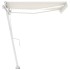 Toldo automático con LED y sensor de viento crema 350x250