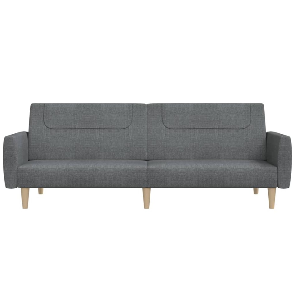 Sofá cama de 2 plazas tela gris