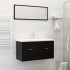 Juego de muebles de baño madera de ingeniería