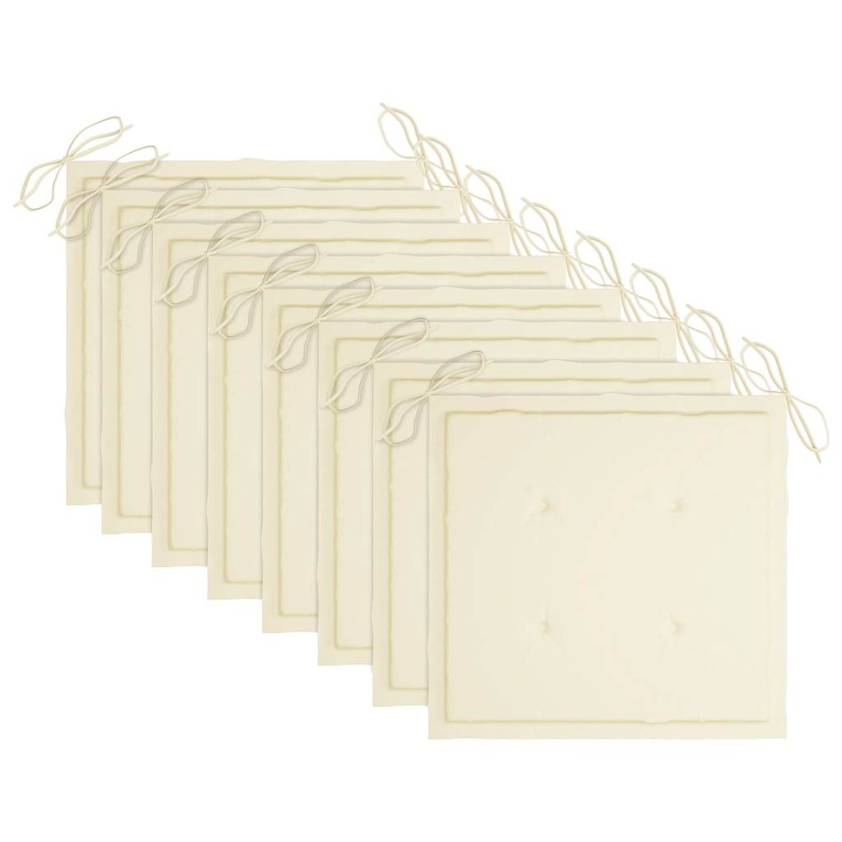 Sillas de jardín plegables 8 uds madera maciza acacia y