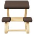 Taburete de rodillas madera contrachapada abedul 48x71x51