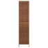 Biombo de 5 paneles jacinto de agua marrón 205x180