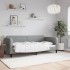 Sofá cama sin colchón tela gris claro 90x200
