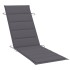 Tumbonas 2 unidades con mesa y cojines madera maciza de